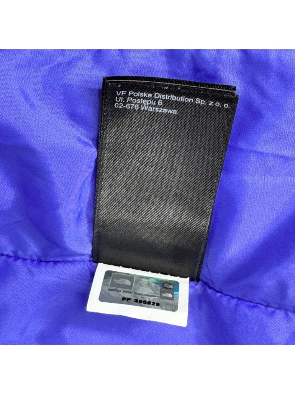 The North Face TNF Womens Quilted Jacket Purple XS Nylon Lightweight Full Zip - Picture 15 of 16